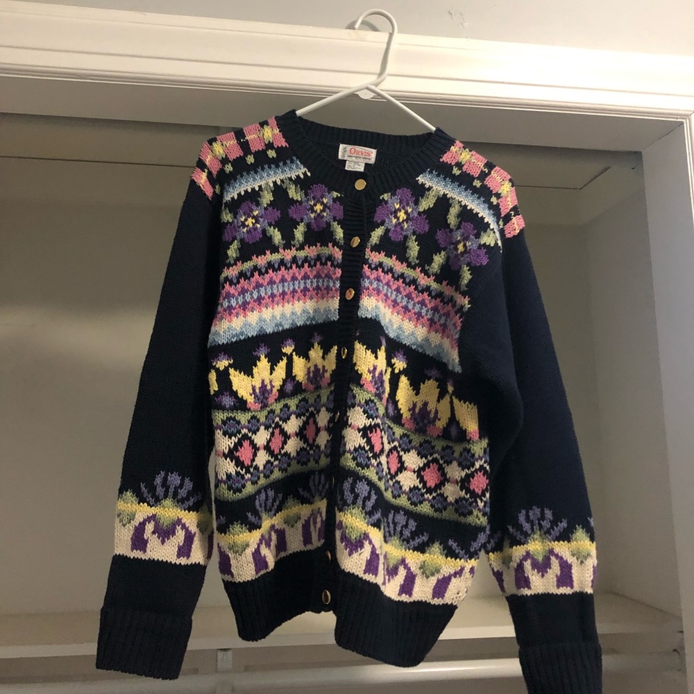 Orvis Sweater Mint Condition Size Medium Smoke Free Home 26inches long